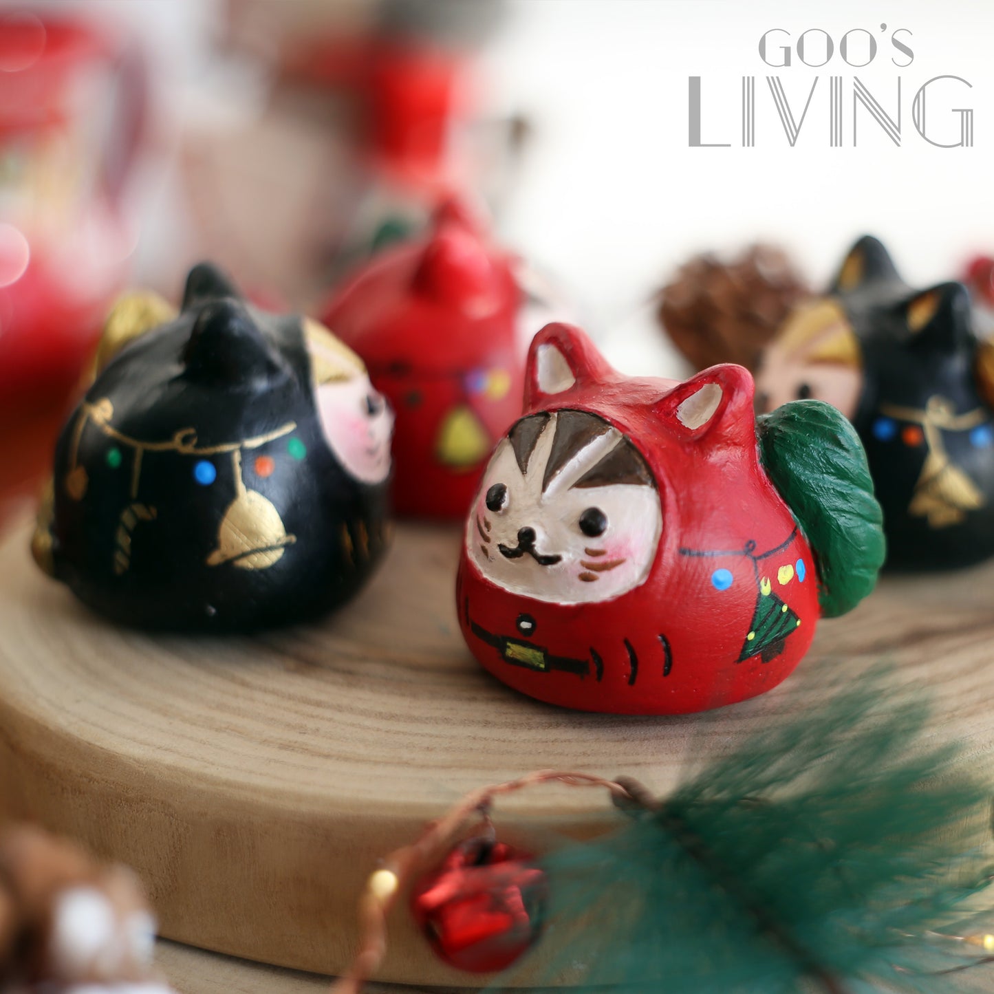 MADE by GOO's  聖誕達摩貓咪