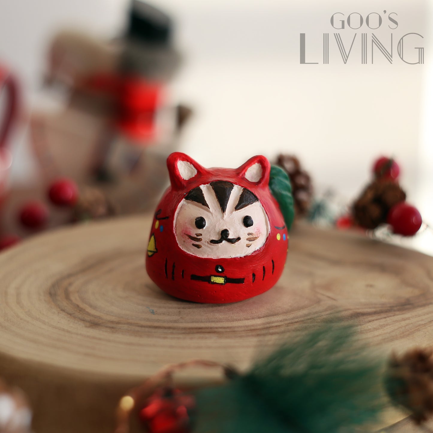 MADE by GOO's  聖誕達摩貓咪
