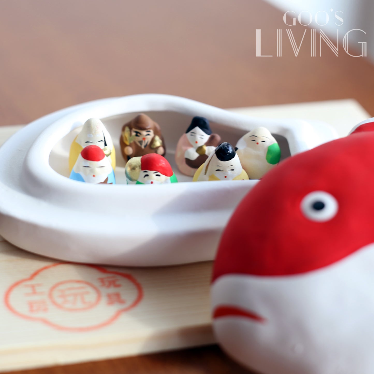 舞陶館 七福神鯛魚盒